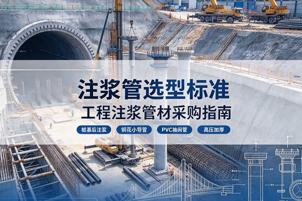 东阿注浆管选型标准