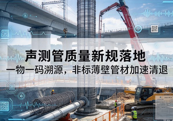 东阿声测管质量新规落地，一物一码溯源，非标薄壁管材加速清退